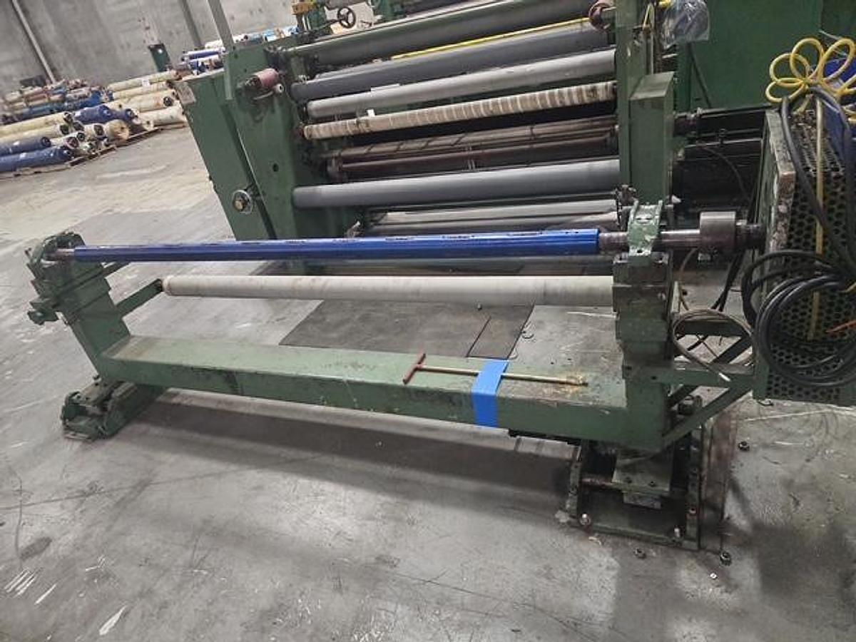 Used Catbridge 324-18 72" Simplex Turret Slitter Rewinder with Perforation - 2006