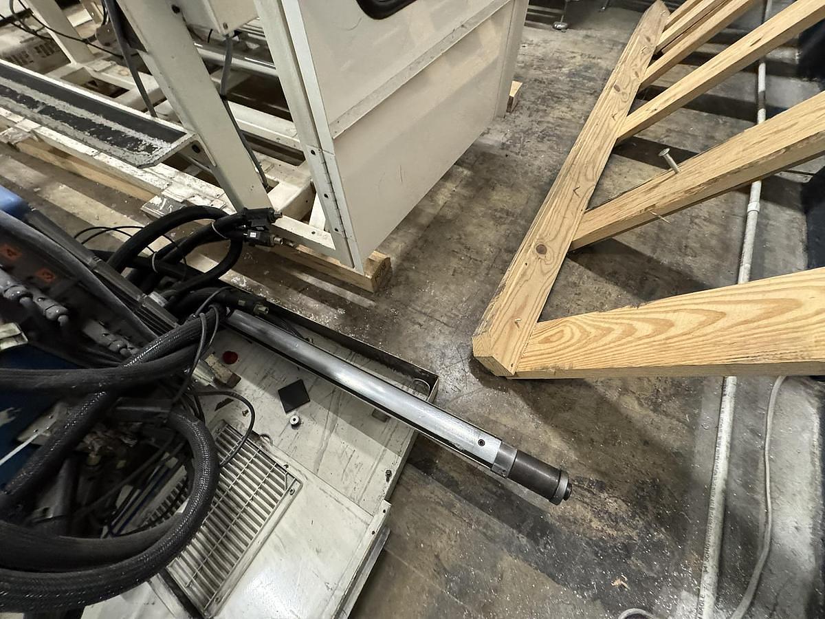 Used Elsner ENR-1000 42" Automatic Nonwoven Wipes Rewinder