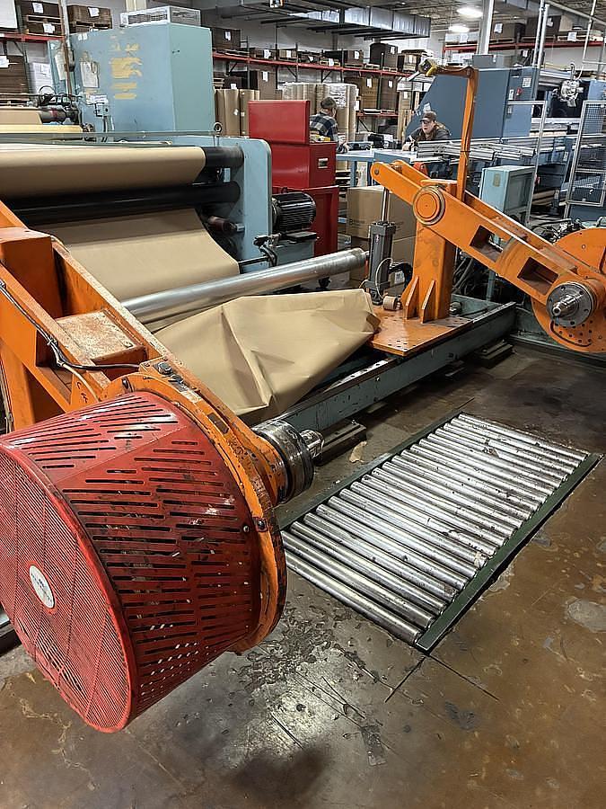 Used Shanks 72" Turret Counter Roll Slitter Rewinder