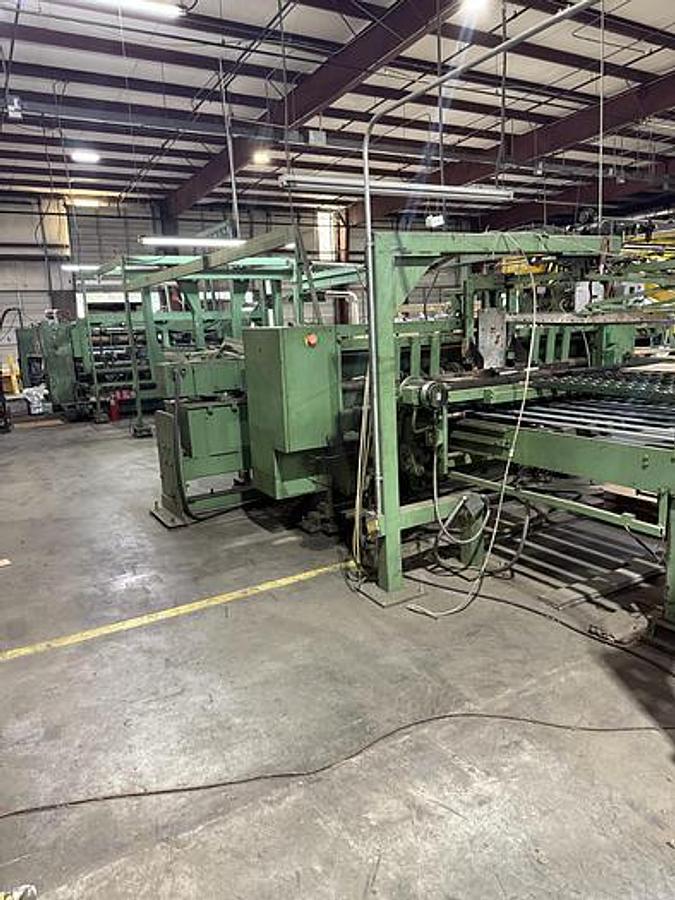 Used Curioni 2 color 50" FFG FLEXO FOLDER GLUER