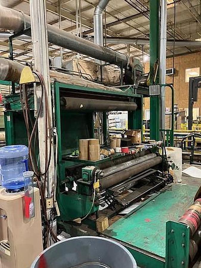 Used 72" Black Clawson TDL Two Drum Winder - 72" Wolverine 1 Color Press
