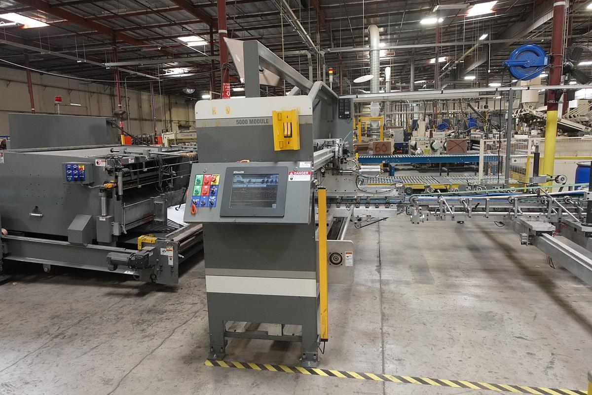 Used 2011 J&L / Alliance SFG 4300/170 Specialty Folder Gluer, 170"