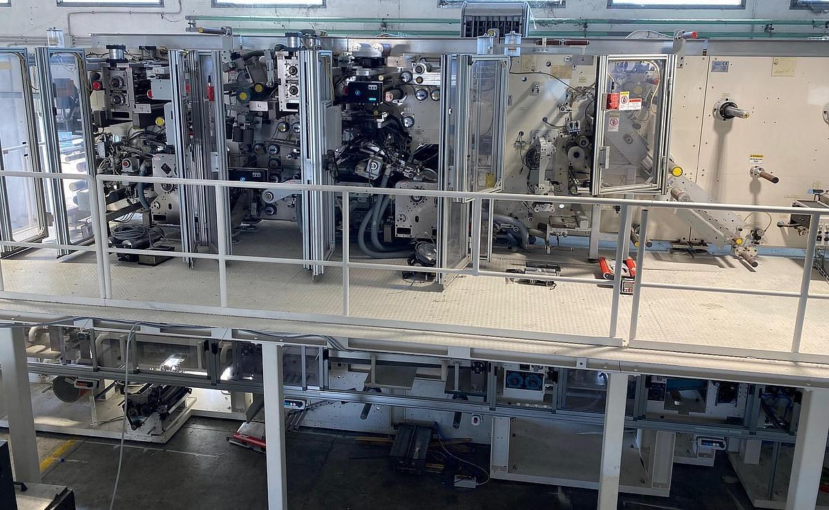 Used JOA Baby Diaper Line, Rebuilt Drive with ABB Components
