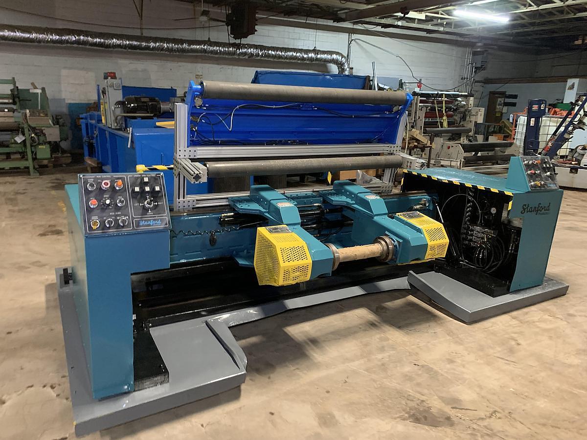 Used Stanford 2038-RT 62" Duplex Cantilevered Slitter Rewinder