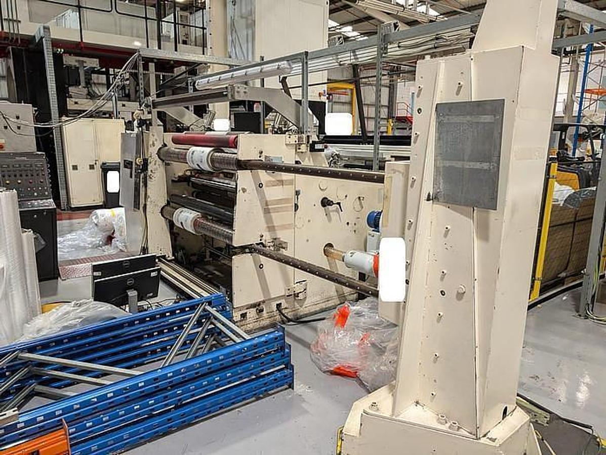 Used Titan Atlas SR6 70" Cantilevered Duplex Slitter Rewinder - 1997