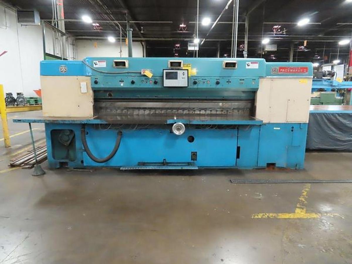 Used Lawson Pacemaker II 110" Guillotine Paper Cutter