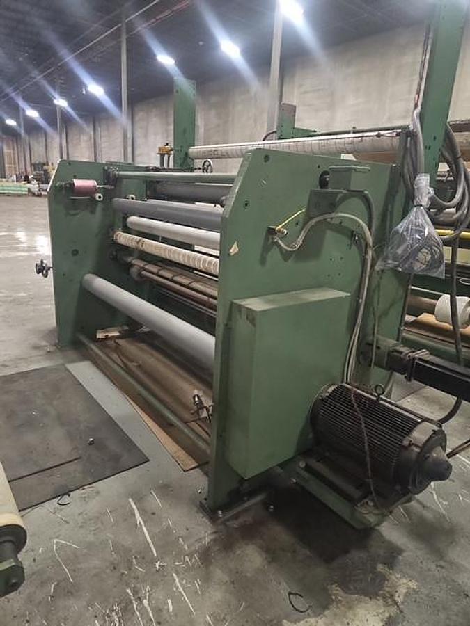 Used Catbridge 324-18 72" Simplex Turret Slitter Rewinder with Perforation - 2006