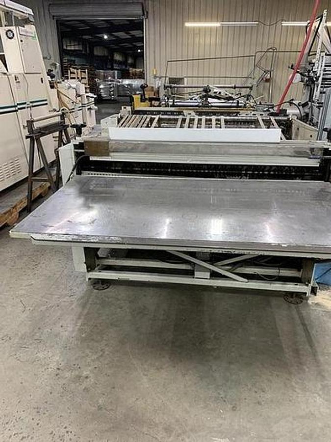 Used FMC 56" Split Roll Sideweld Bag Machine