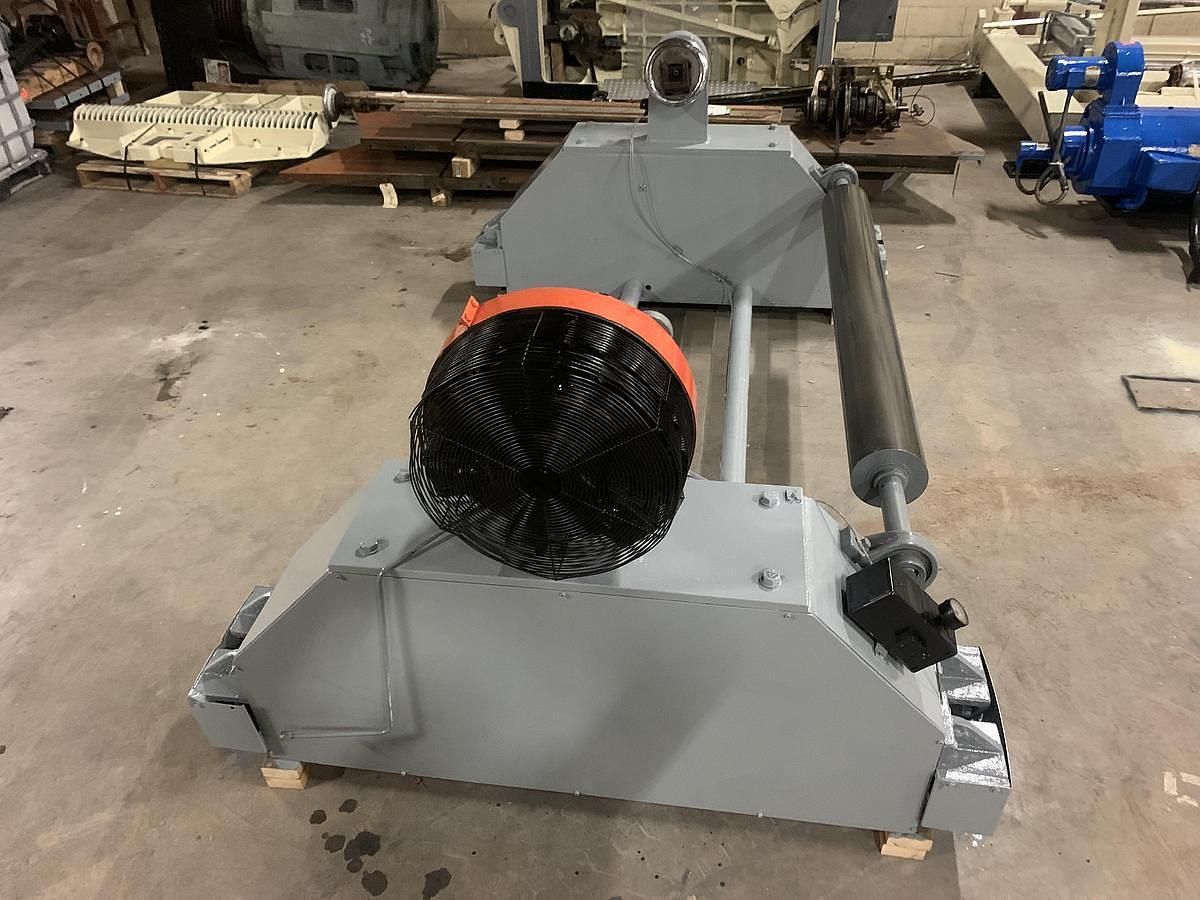 Used 60" Shafted Unwind Stand with Edge Guide