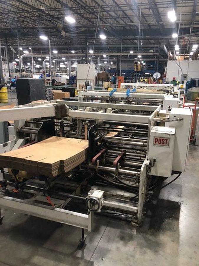 Used 84″ POST FLEXO FOLDER GLUER