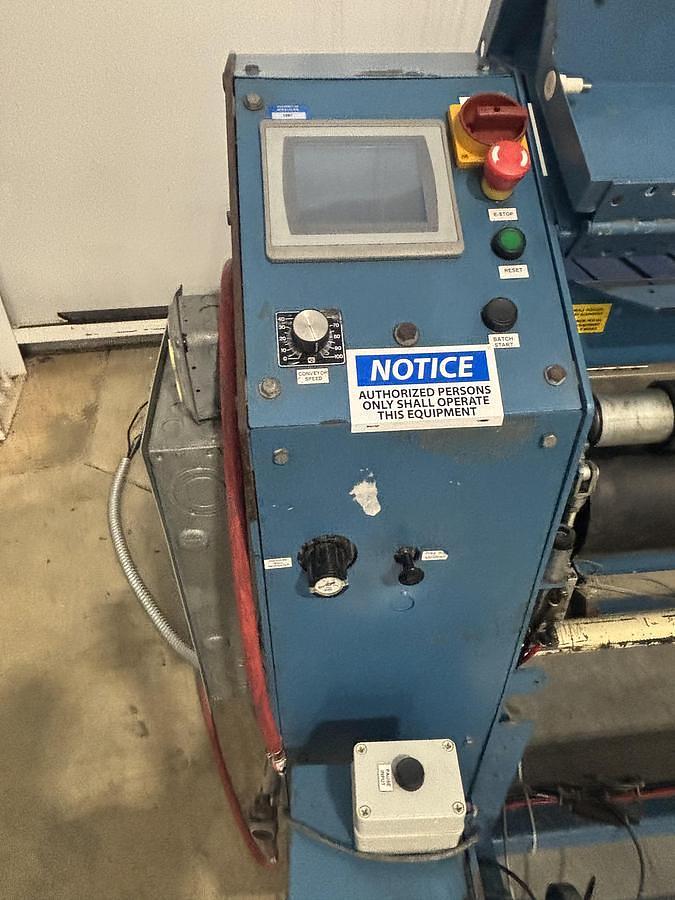 Used 84" Rosenthal Sheeter Model WAS-7-HUJEAACPLC - Mfg 2017