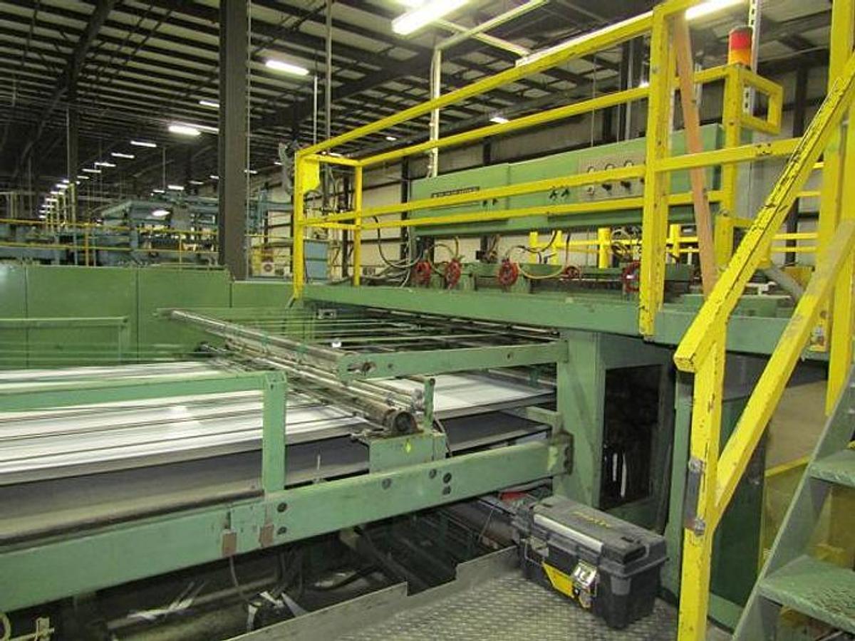 Used E.C.H. Will 76" Dual Rotary Knife Sheeter - 1992