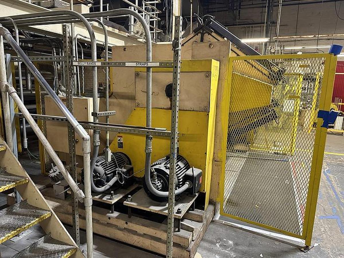 Used 63" Black Clawson Turret Rewind with Splicer 48" Diameters
