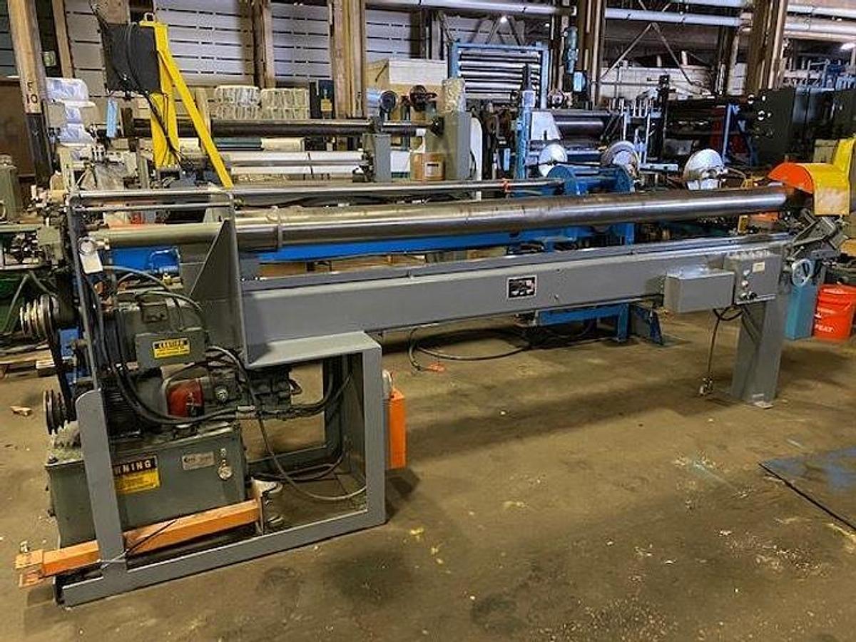 Used 120" Appleton D21SH1010 Automatic Tube Core Cutter