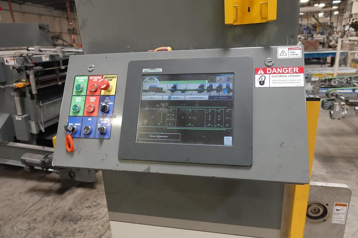Used 2011 J&L / Alliance SFG 4300/170 Specialty Folder Gluer, 170"