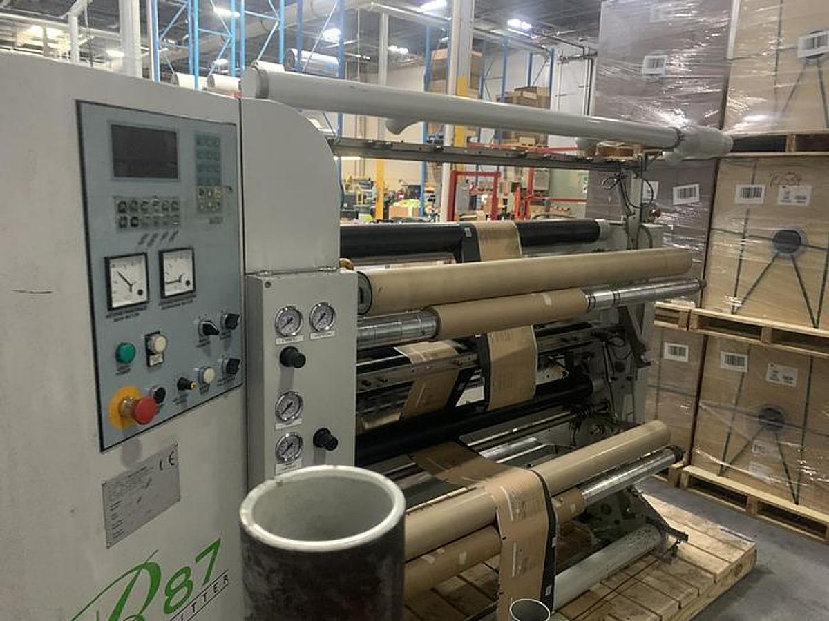 Used Bielloni Sage Taglierina B87 60" Duplex Cantilevered Slitter Rewinder - 2000