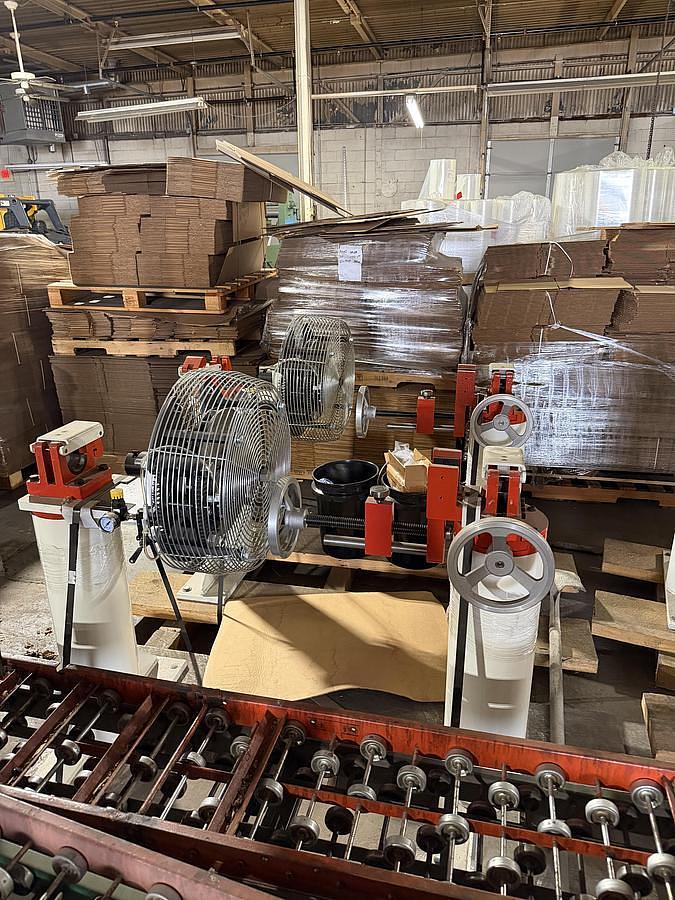 Used 60" Maxson Shafted Unwind Stand 6" Shafts (Four Available)