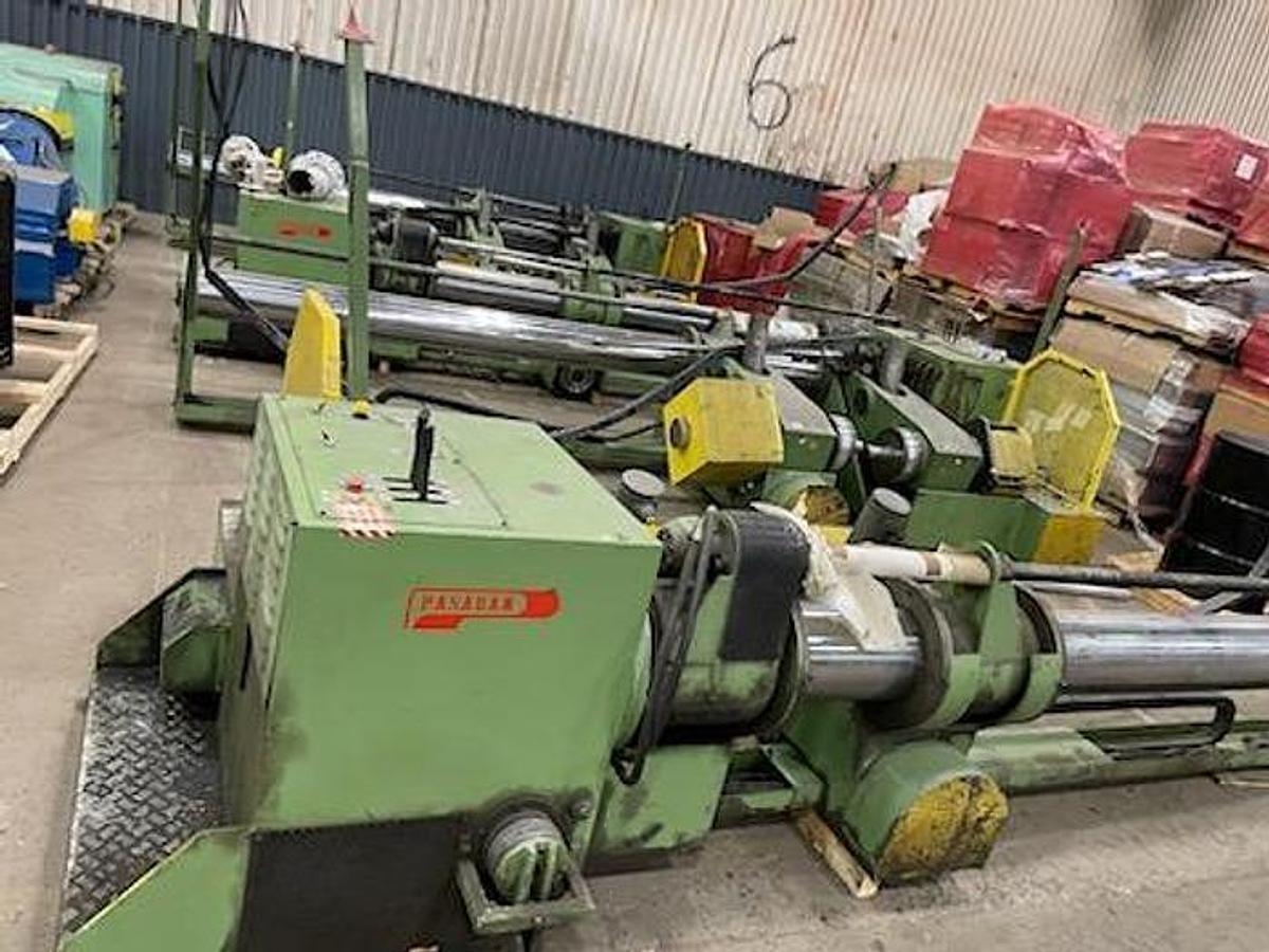 Used 90" Pasaban Shaftless Floor Pick Unwind Stand 60" Diameter