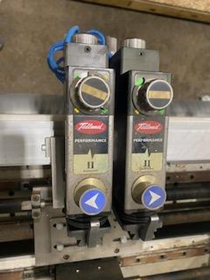 Used 92" Macro Engineering Model ME-0-2 Pull Roll & Slitting Section