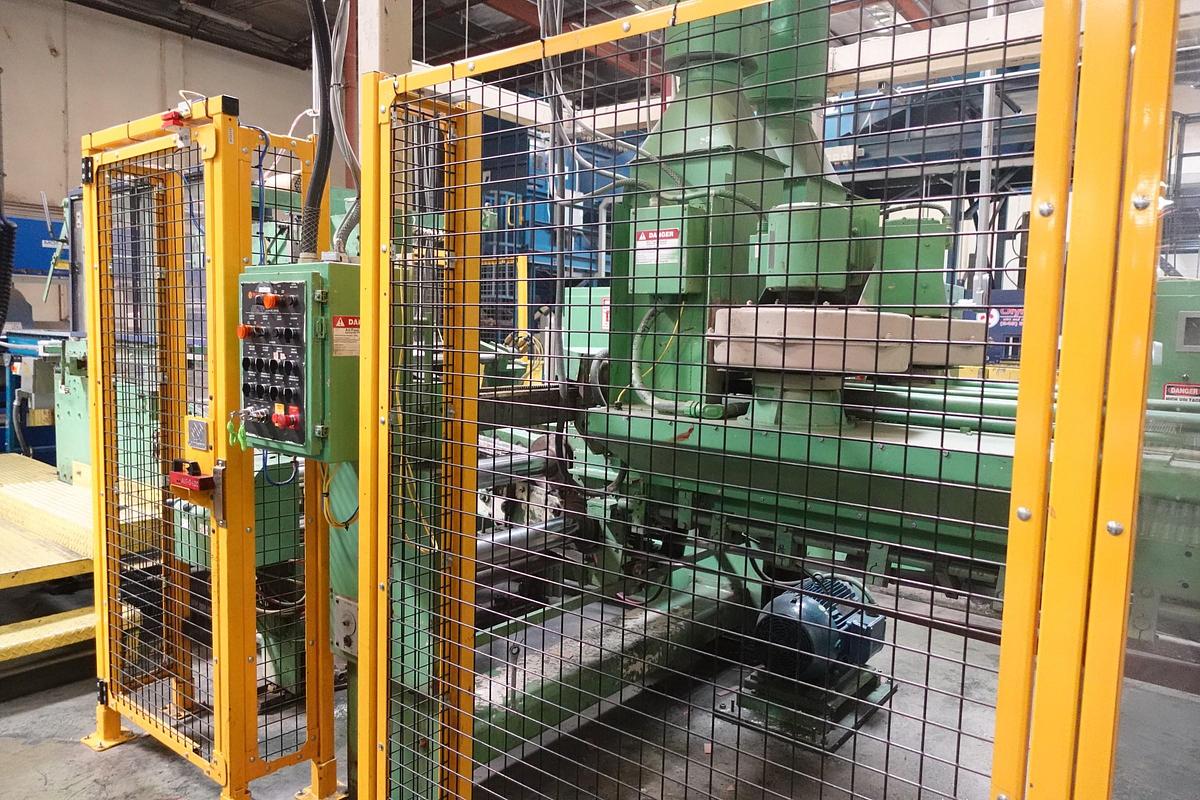 Used 1982 Langston Mini 24" x 70" 2-Color Flexo Folder Gluer (Printer Slotter Folder Gluer)
