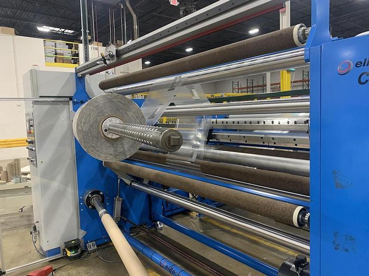 Used Elite Cameron CW800HD 94" Cantilevered Duplex Slitter Rewinder - 2020