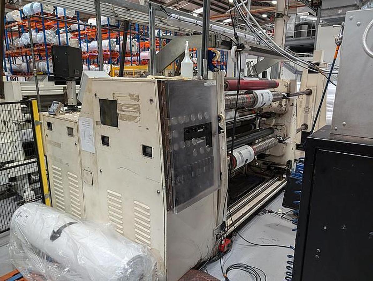 Used Titan Atlas SR6 70" Cantilevered Duplex Slitter Rewinder - 1997