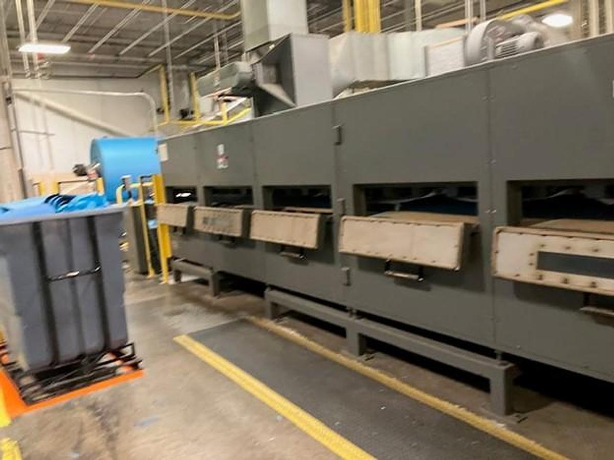 Used 70" Stork Coater & Thermo Electric Drying Line for Nonwovens