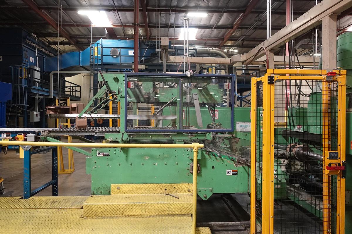 Used 1982 Langston Mini 24" x 70" 2-Color Flexo Folder Gluer (Printer Slotter Folder Gluer)