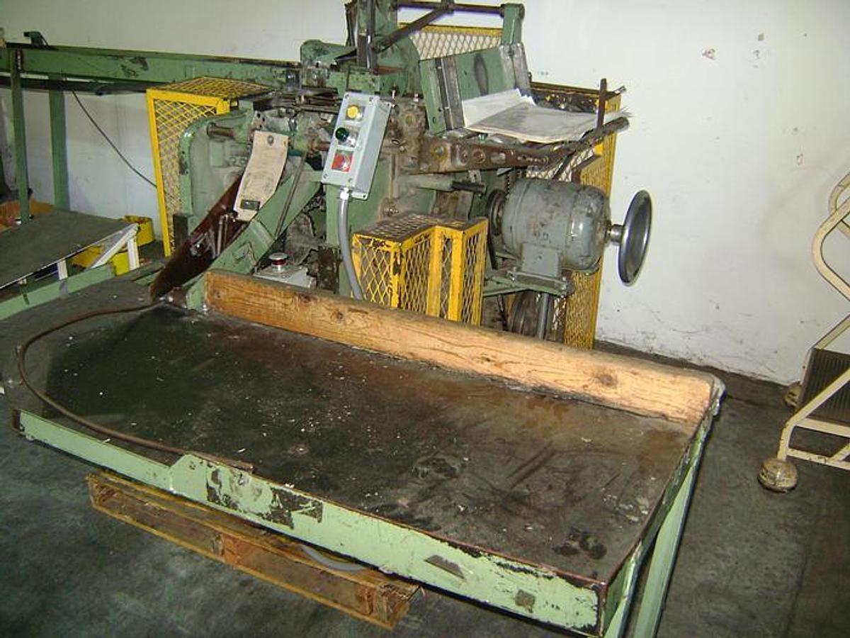 Used Lawton OB Sheet Fed Single Roll Wrapper