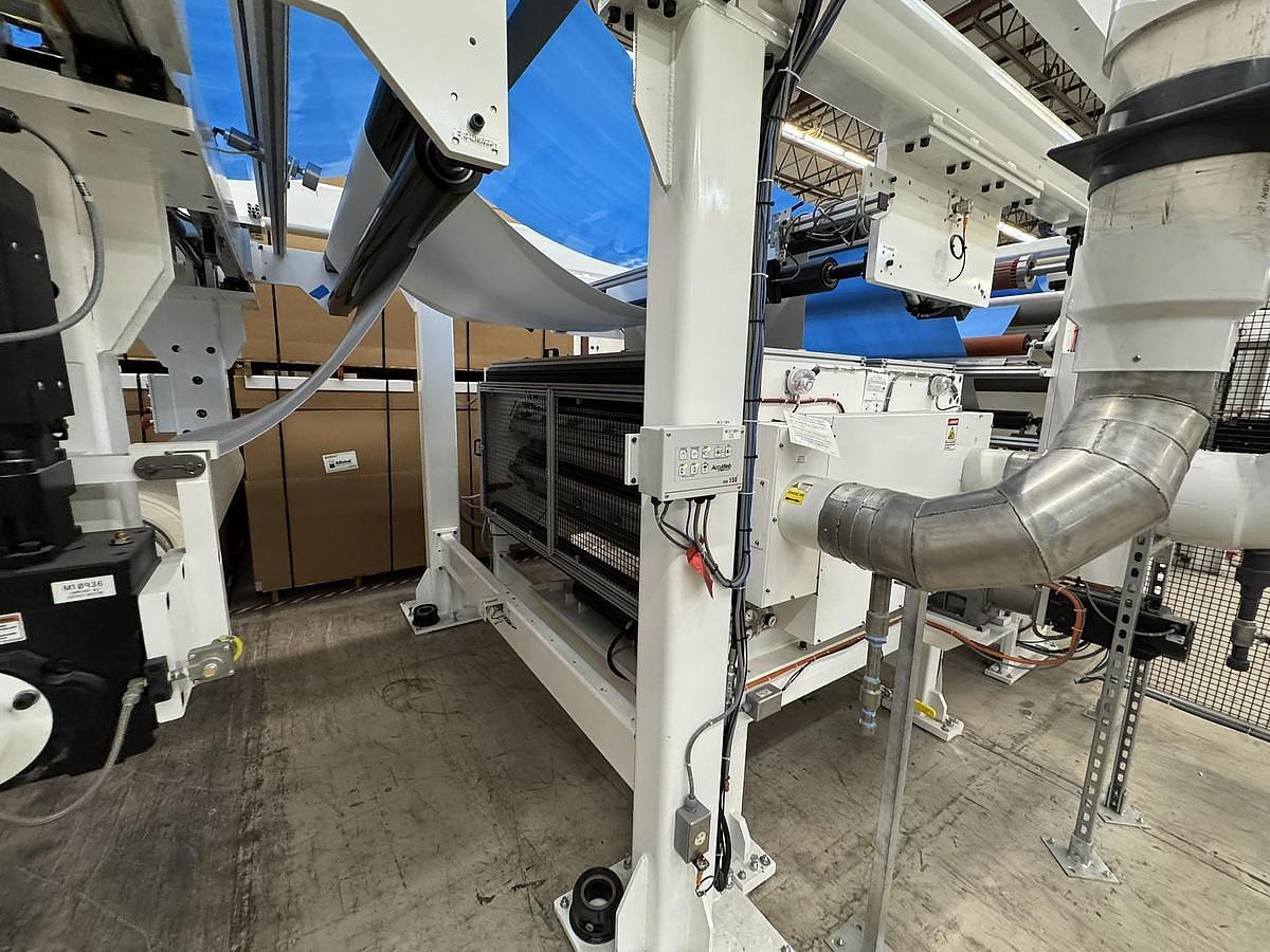 Used 72" Catbridge 324 MC Lamination Line with Turret Rewinder