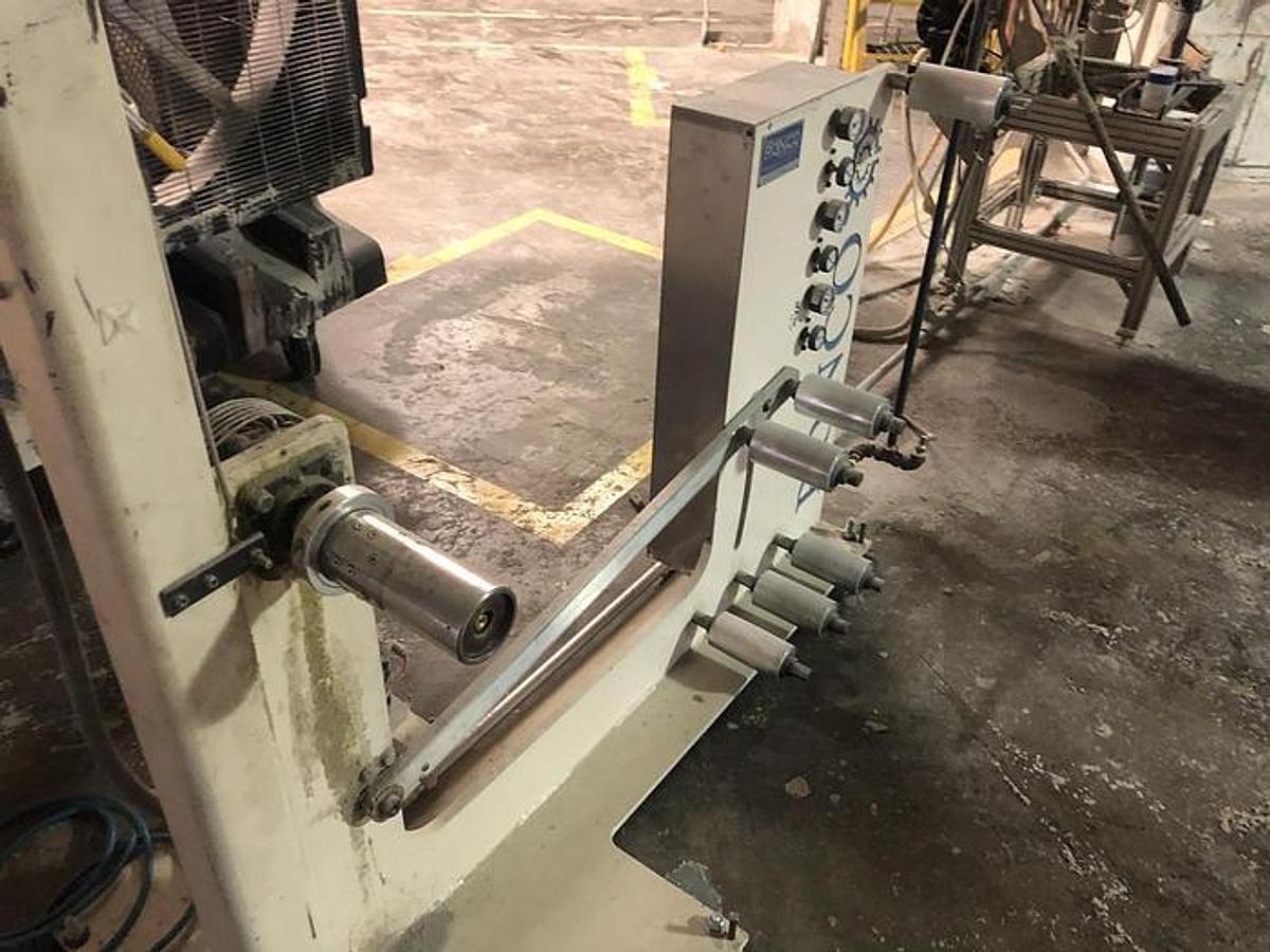 Used PCMC EMC-14 Core Winder with Ronco Unwind