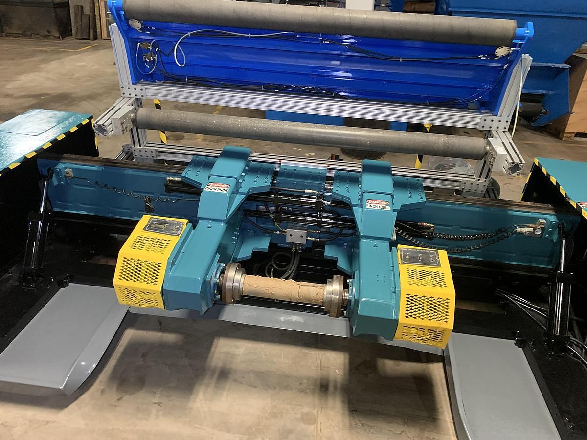 Used Stanford 2038-RT 62" Duplex Cantilevered Slitter Rewinder