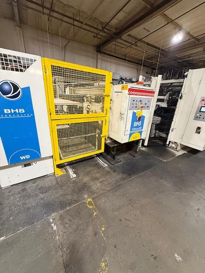 Used 2000 Complete BHS Left-Hand Corrugator Line – 2017 Slitter Scorer, Siemens S7 Controls & 2025 Web Guide Upgrades