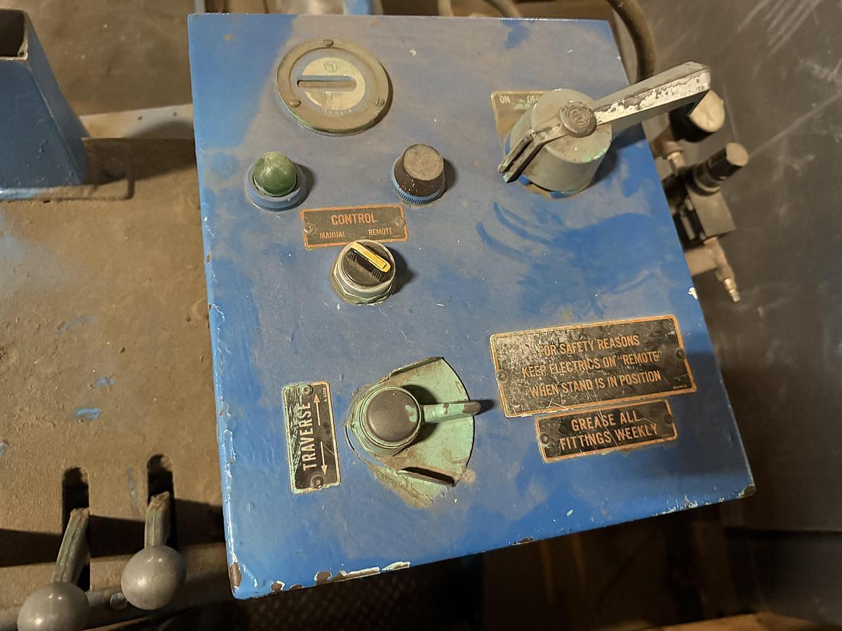 Used Martin Shaftless Floor Pick Up Unwind Stand 60" Diameter - Unit 3
