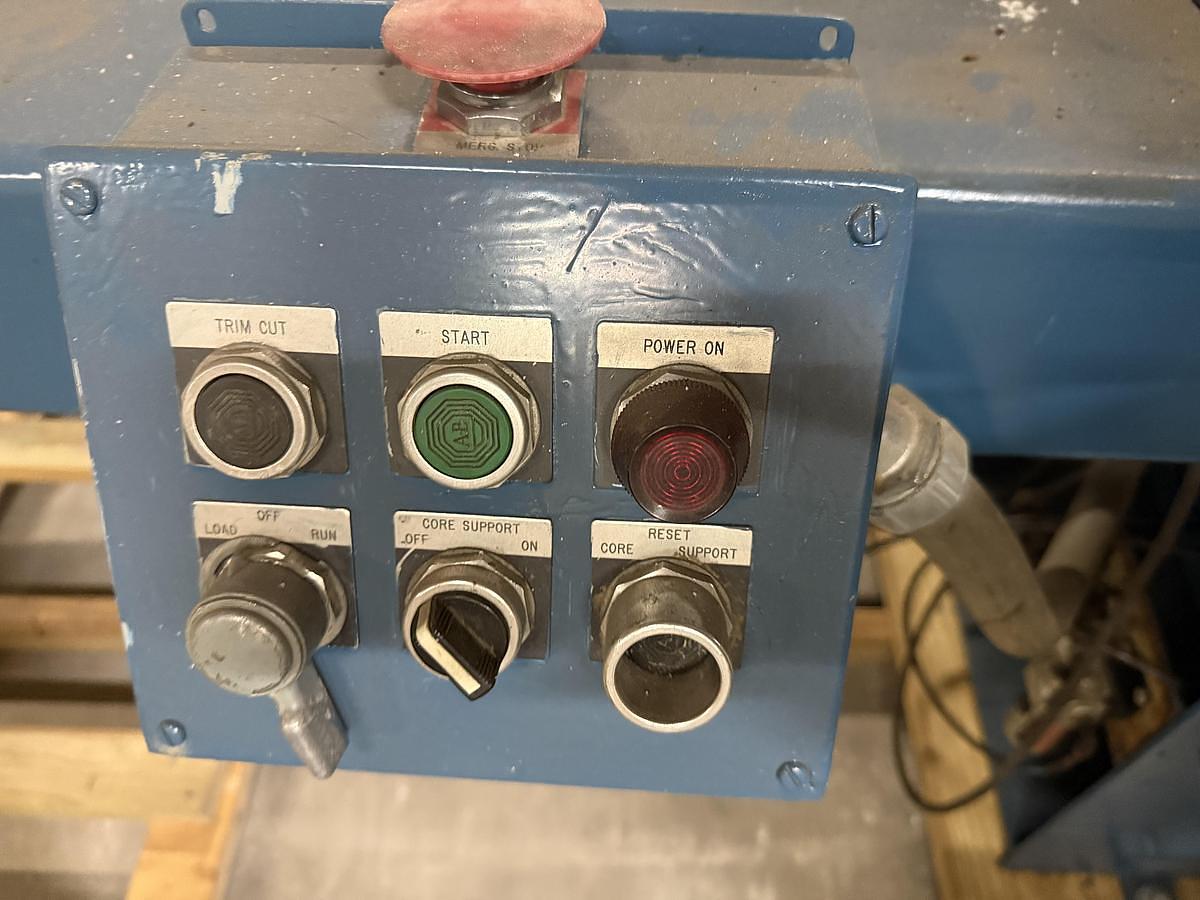 Used 120" Coretech CM10 Core Cutter, 1985