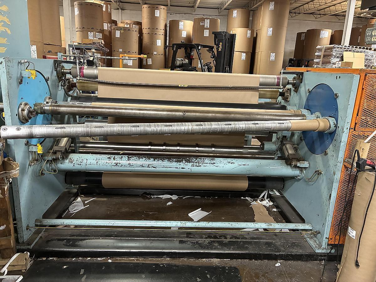 Used Shanks 72" Turret Counter Roll Slitter Rewinder