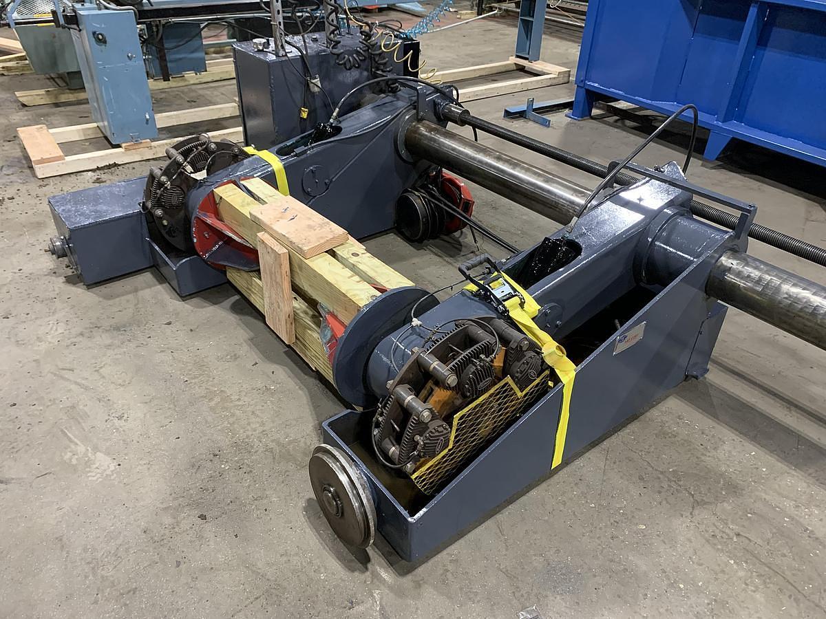 Used 120" A&F Unwind Stand 72" Diameter with 24" Brakes