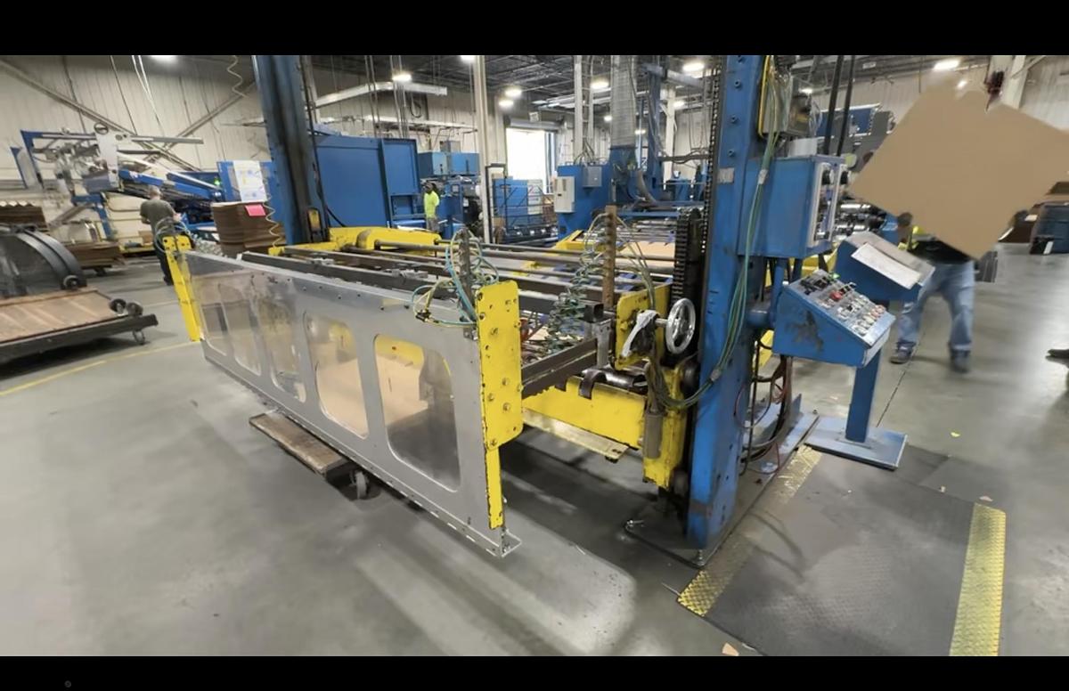 Used Staley 2-Color Rotary Die Cutter with Doctor Blade System and Vacuum Transfer 66" x 115"