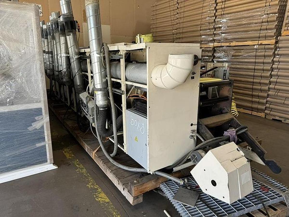 Used Nilpeter 15" 8 Color Flexo Press with Die Station