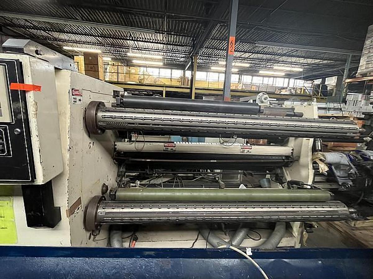 Used Deacro DA-653 65" Duplex Cantilevered Slitter Rewinder