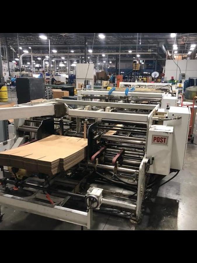 Used POST FLEXO FOLDER GLUER