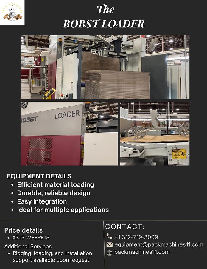 Used BOBST LOADER