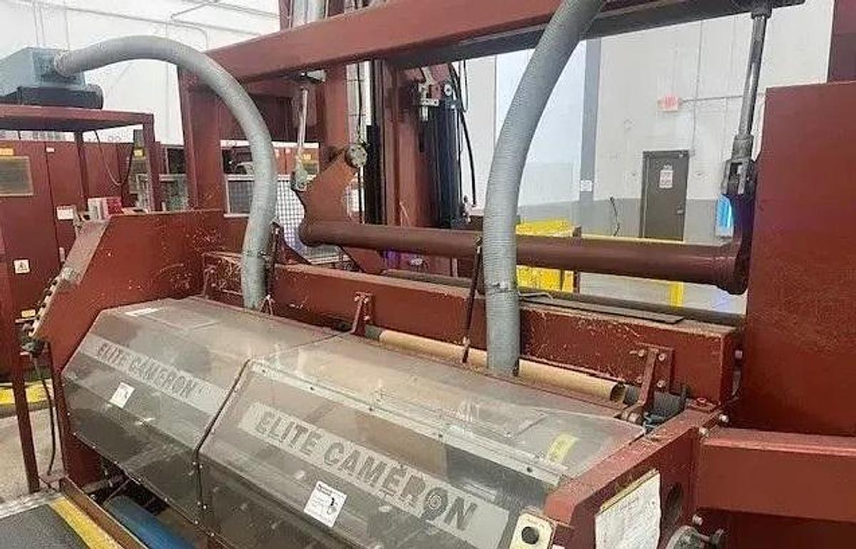 Used 82" Elite Cameron Two Drum Slitter Rewinder Model TD4400