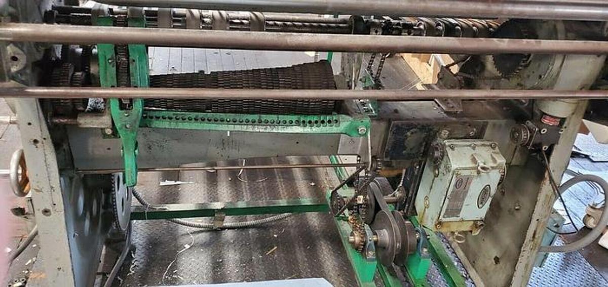 Used Beck 55" Rotary Knife Sheeter with Output Belt Conveyor