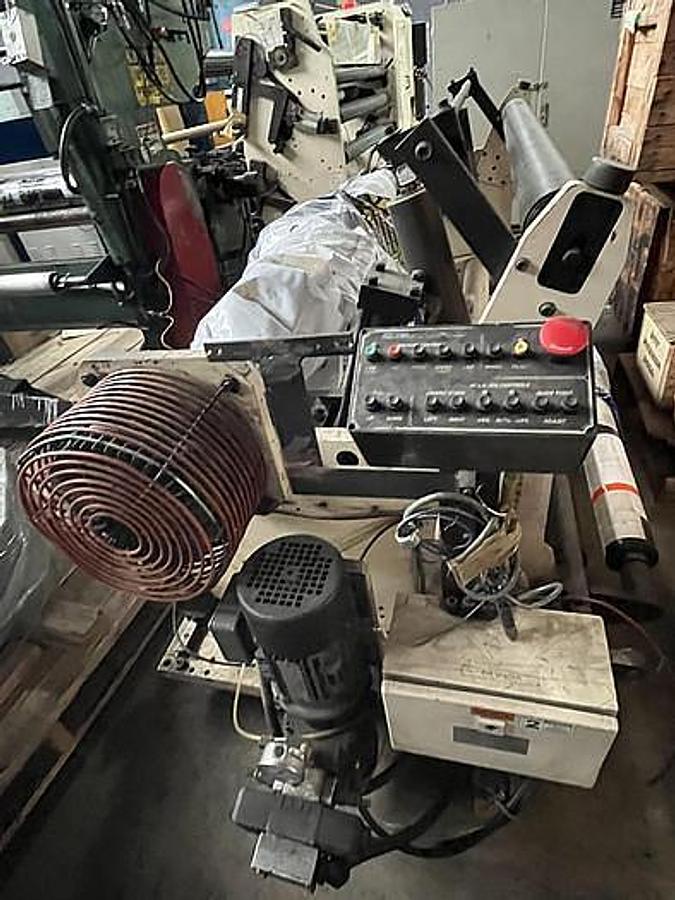 Used Deacro DA-653 65" Duplex Cantilevered Slitter Rewinder