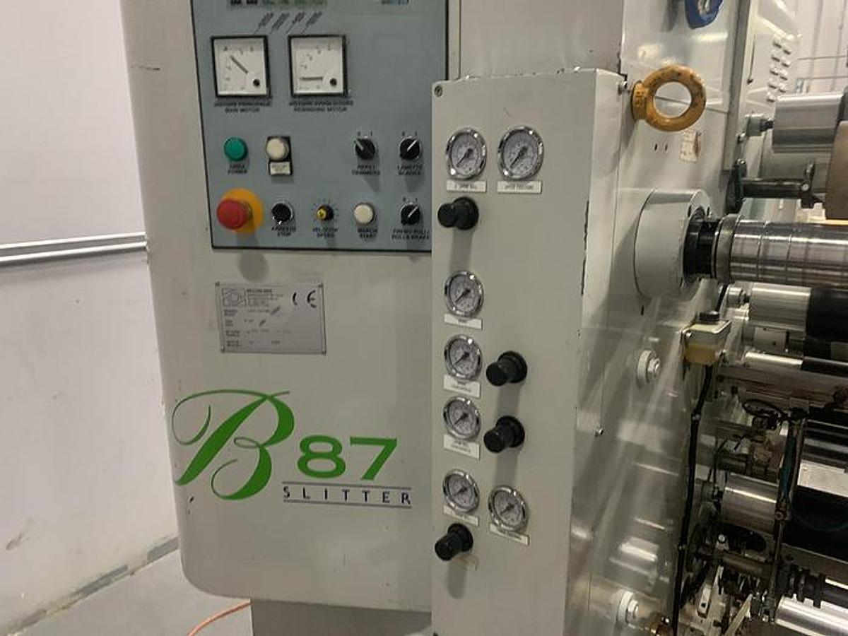 Used Bielloni Sage Taglierina B87 60" Duplex Cantilevered Slitter Rewinder - 2000