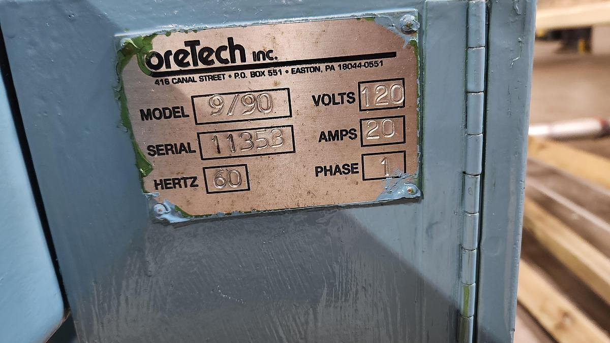 Used 90" Coretech 9/90 Semi-Automatic Core Cutter