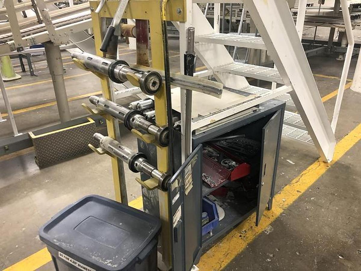 Used PCMC Spiral Core Winder with Ronco 3400 Unwind Stand, 2 Ply - 2010