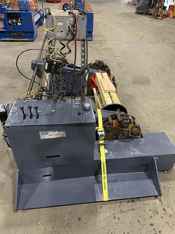 Used 120" A&F Unwind Stand 72" Diameter with 24" Brakes
