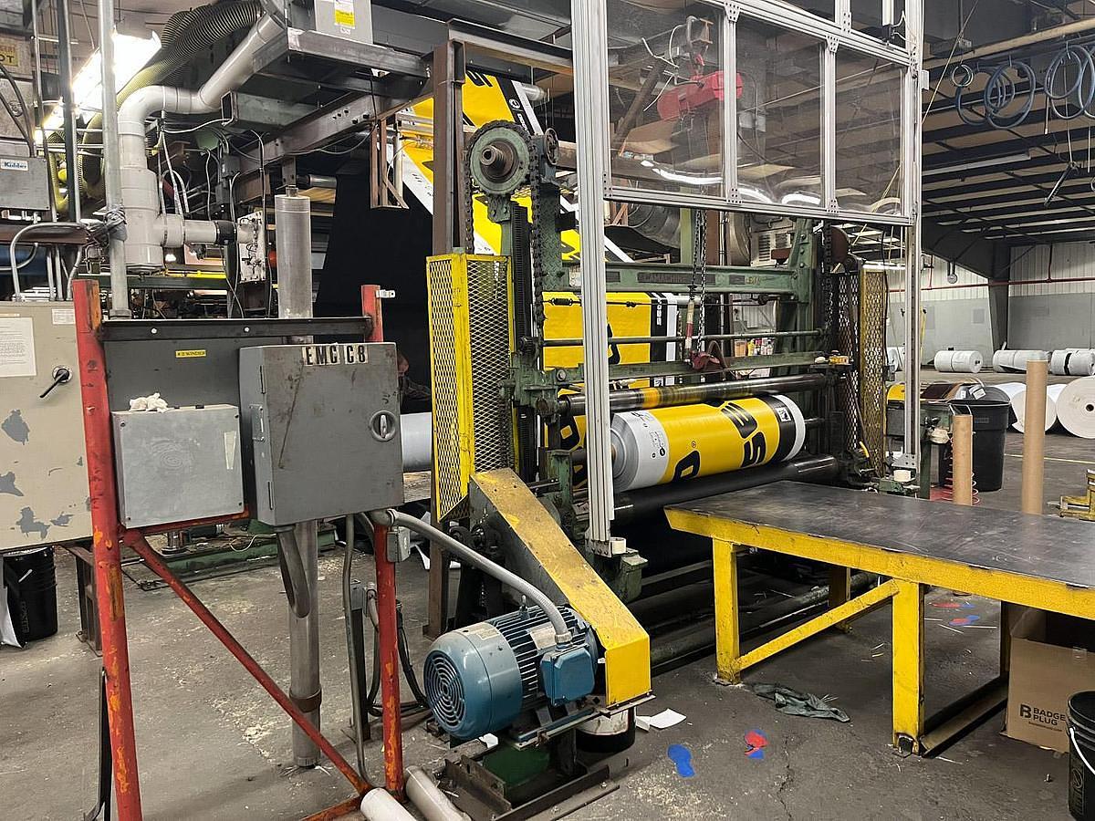 Used Wolverine 65" 4 Color Flexo Stack Press